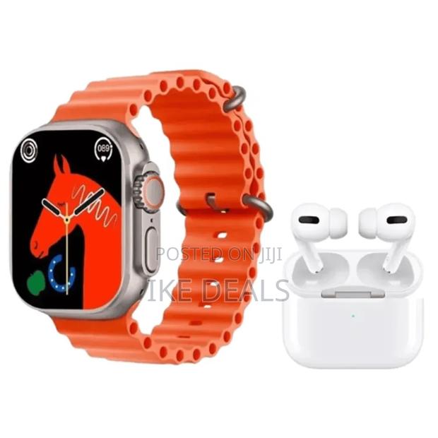 I20 Ultra Max Smartwatch + Wireless Earphones (10-in-1 Set) photo 2