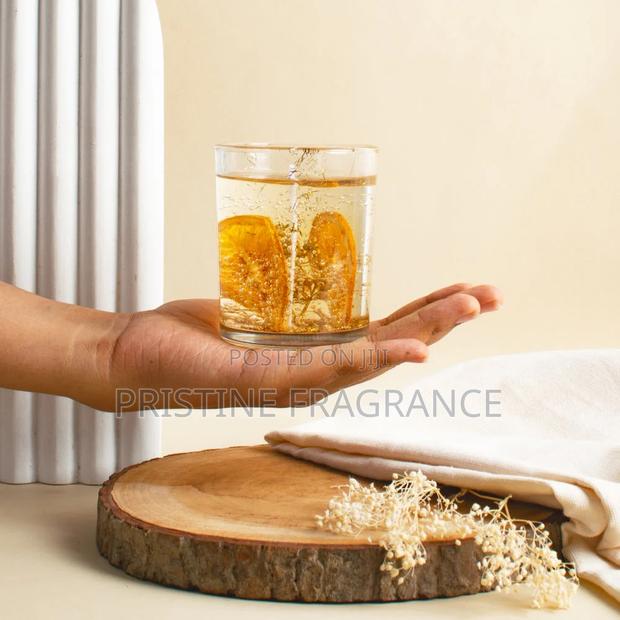 Rosy Tangerine Scented Dried Bloom Aroma Gel Candle