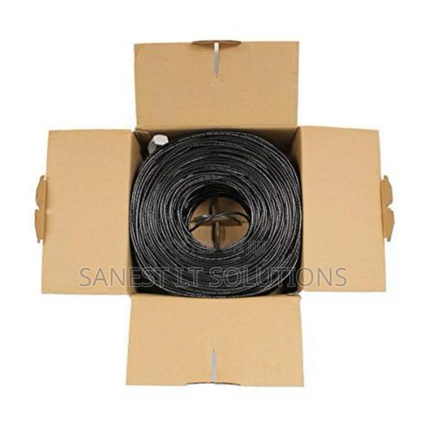 Cat6 FTP Outdoor 305 Meters Black Coated Cable photo 2