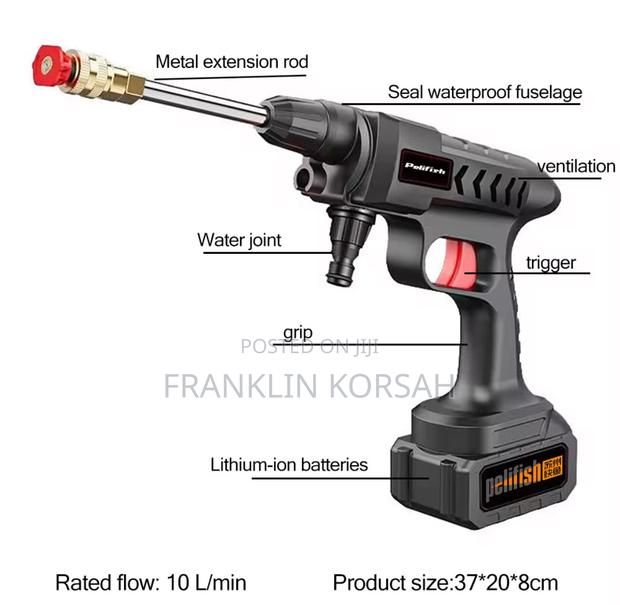 Cordless Portable Car Pressure Gun photo 4