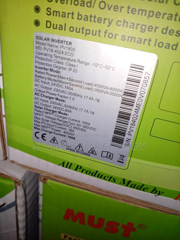 Hybrid Inverter 24v 4kw photo 2