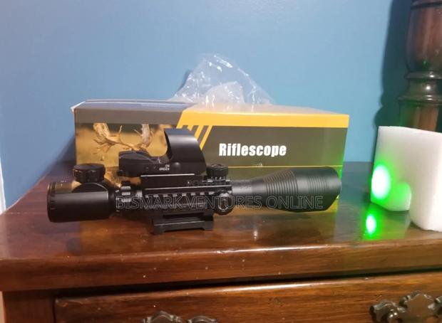12x50 Zoom Rifle Scope Laser Sight And Holographic Dot photo 14
