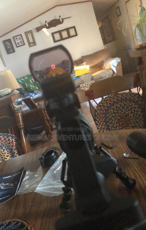 12x50 Zoom Rifle Scope Laser Sight And Holographic Dot photo 6