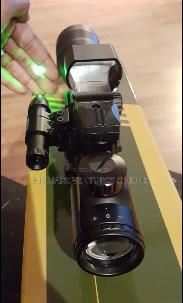 12x50 Zoom Rifle Scope Laser Sight And Holographic Dot photo 18
