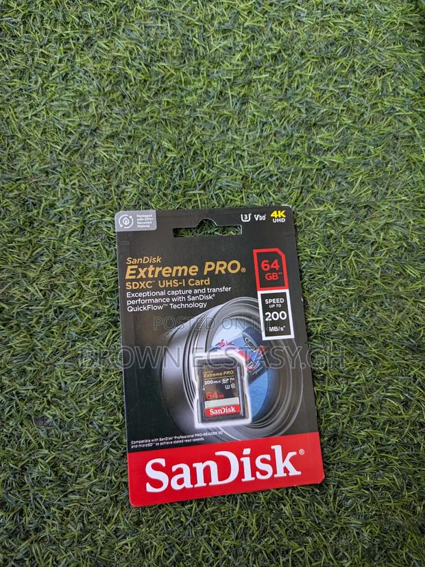 Sandisk Extreme Pro 64gb Camera Sd Card · Photo 3
