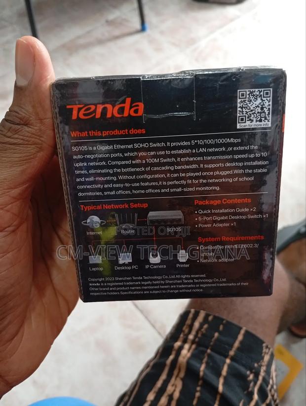 Tenda 5 Port Gigabit Ethernet Switch · Photo 4