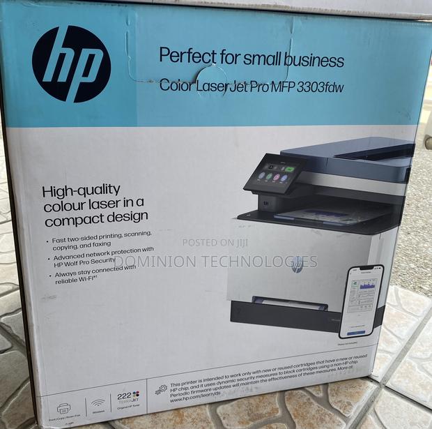 Hp Color Laserjet Pro Mfp 3303fdw Printer /Print/Scan/Copy