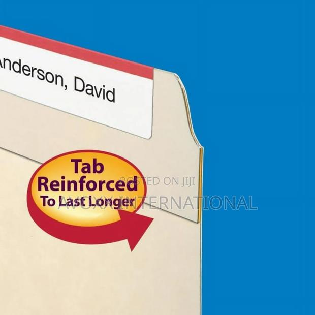 Smead 14595 1 1/2" Expansion Folder,1/3 Top Tab, 50/Box photo 3