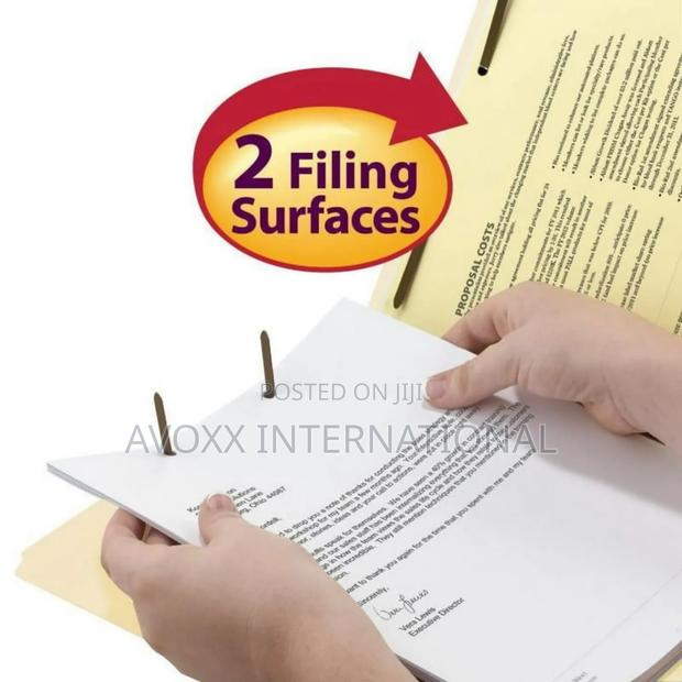 Smead 14595 1 1/2" Expansion Folder,1/3 Top Tab, 50/Box photo 5