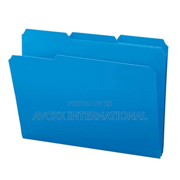 Smead Poly File Folders Blue/ Red 24pk Letter (10503) photo 3