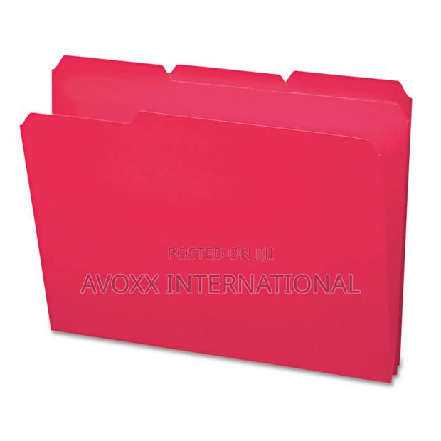 Smead Poly File Folders Blue/ Red 24pk Letter (10503) photo 5