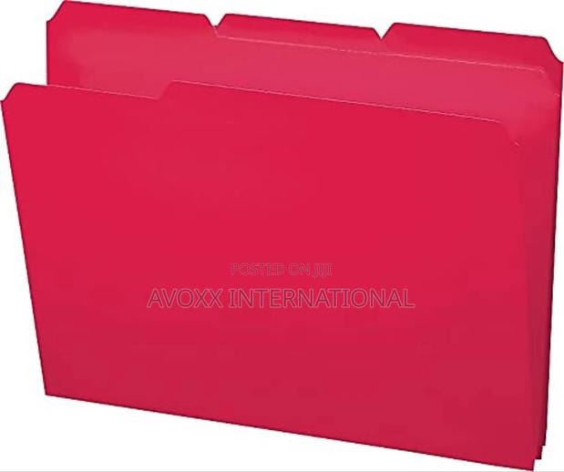 Smead Poly File Folders Blue/ Red 24pk Letter (10503) photo 6