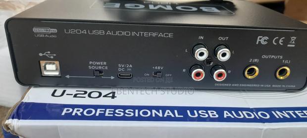 Bomge Audio Interface U204 Sound Card photo 4