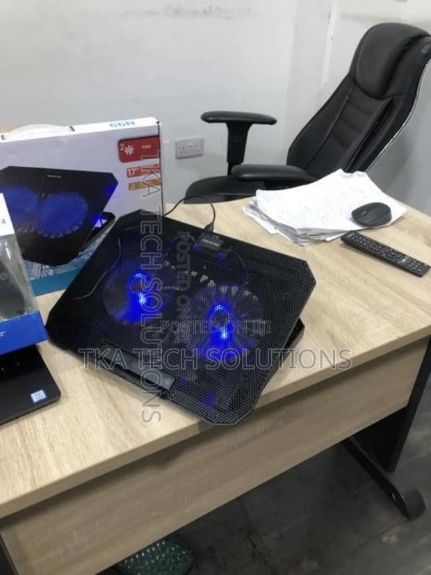Led Gaming Laptop Stand With Two Cooling Fans