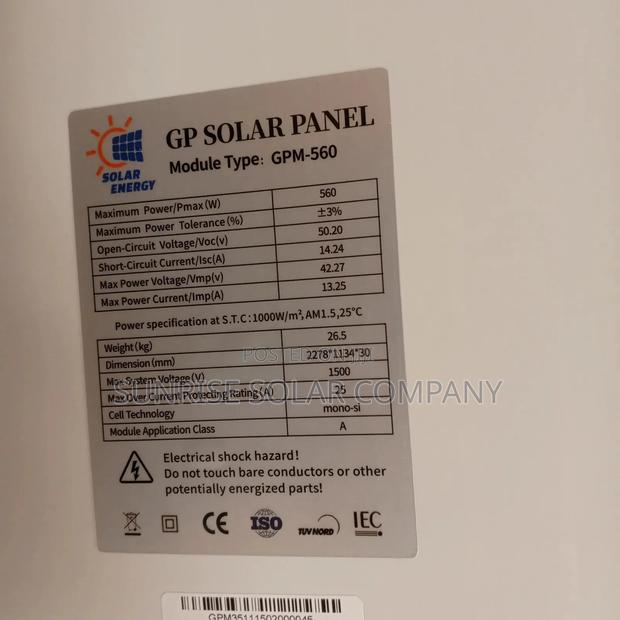 Solar Panel 560w Mono Wholesale photo 2