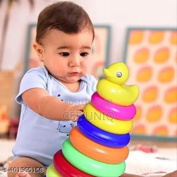 Rainbow Stacking Ring Toys for Kids photo 2