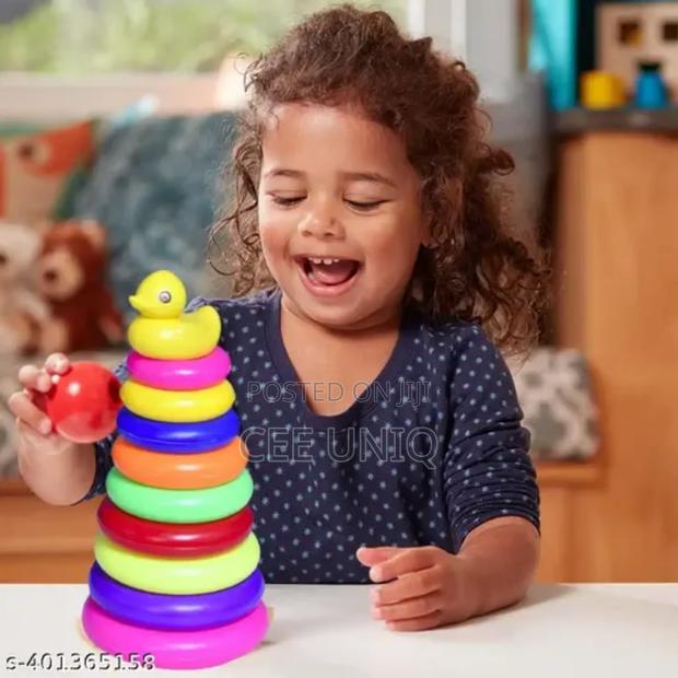 Rainbow Stacking Ring Toys for Kids photo 3