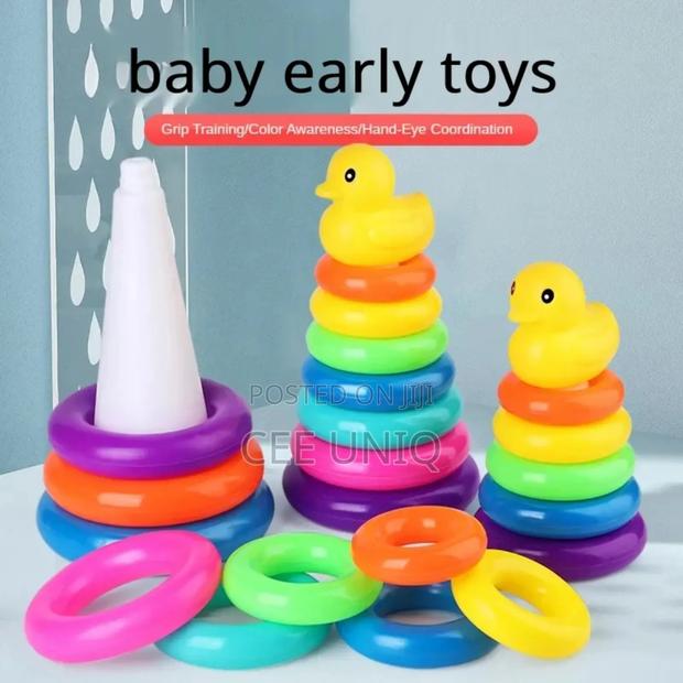 9 Pieces Stacking Ring Tower Construction Toys photo 2