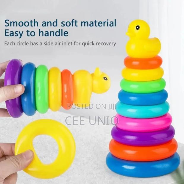 9 Pieces Stacking Ring Tower Construction Toys photo 4