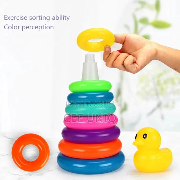 9 Pieces Stacking Ring Tower Construction Toys photo 5