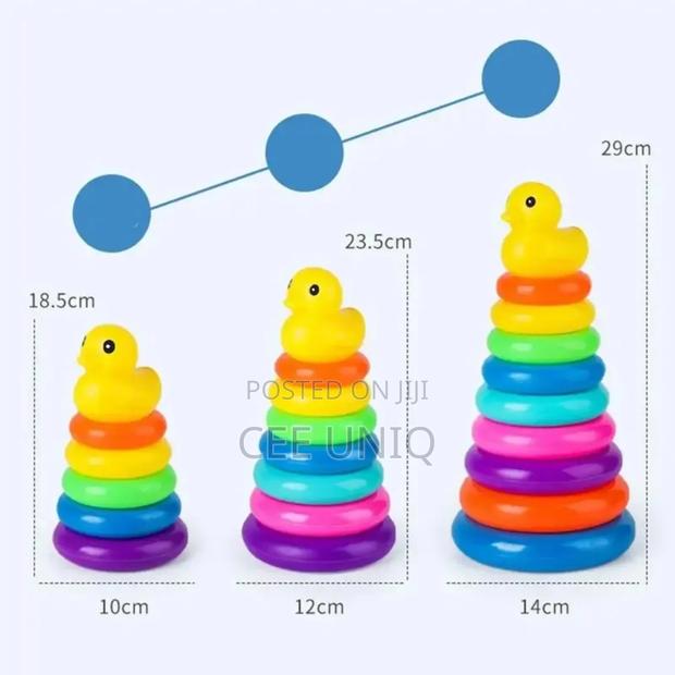 9 Pieces Stacking Ring Tower Construction Toys photo 7