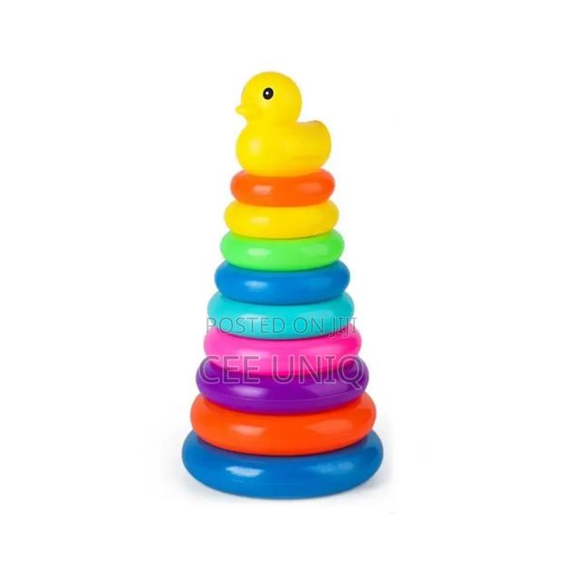 9 Pieces Stacking Ring Tower Construction Toys photo 9