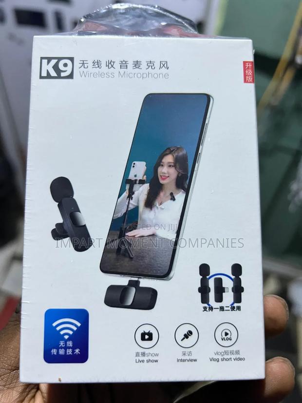 Double Wireless Microphone For Interview Livestream Etc