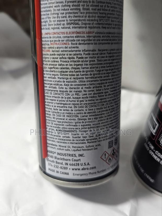 Electronic Contact Cleaner Abro photo 3