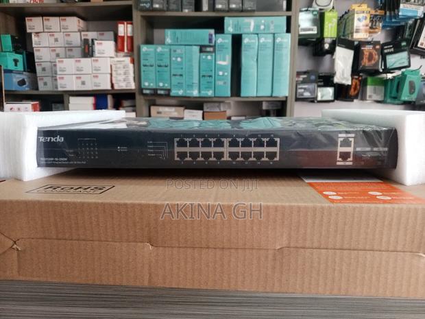 Tenda 18ge+2sp Gigabit Ethernet Poe Switch Teg1120p-16-250w · Photo 4