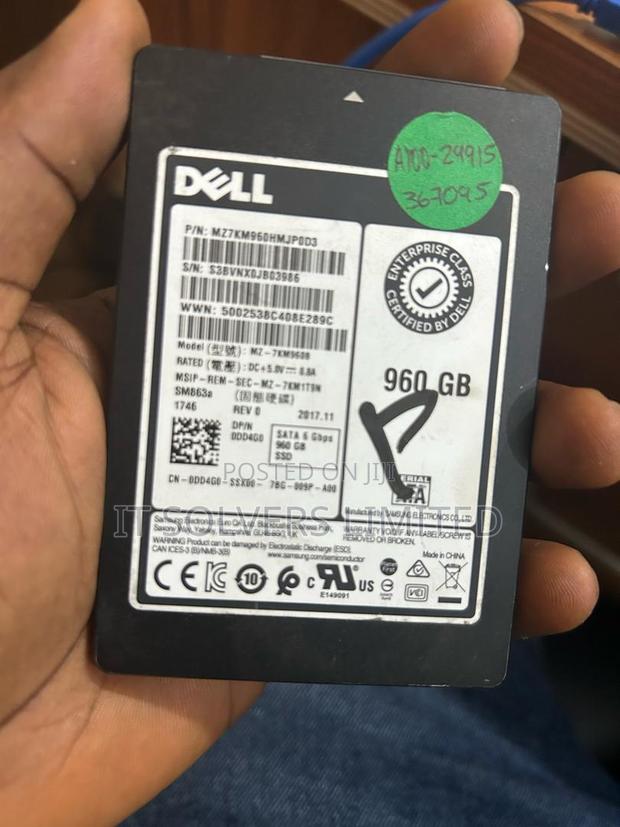 Dell 960gb Sata 6gb/S Read Intensive 2.5'' SSD photo 3