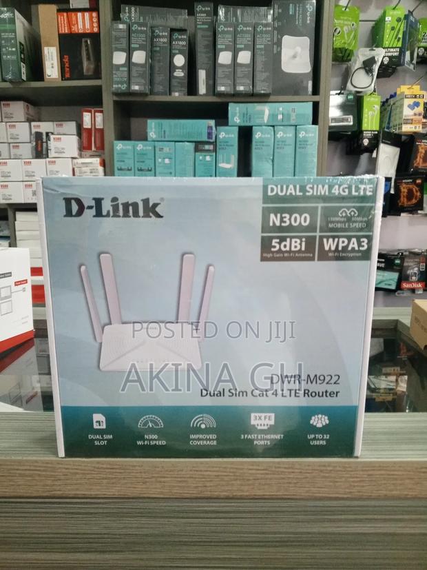 D-Link N300 Dual Universal Sim 4g Lte Router 5dbi DWR-M922 · Photo 3