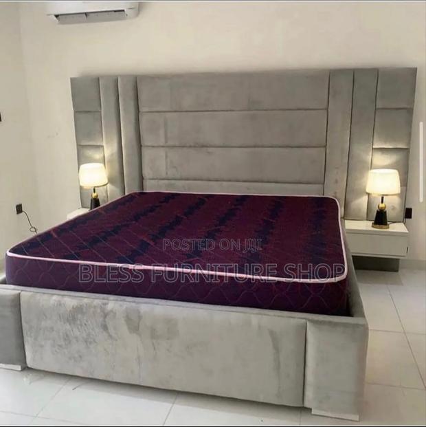 Queen Size Bed Frame and Mattress · Photo 2