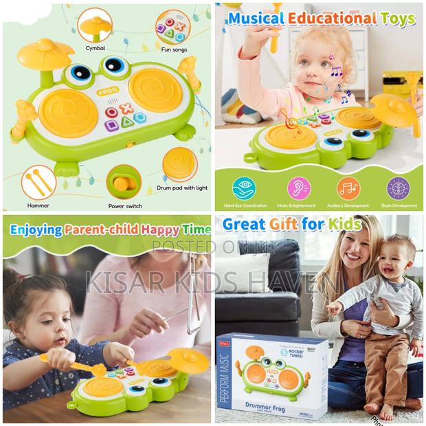 Kids Musical Drummer Frog 6 Months to 2 Years · Photo 2