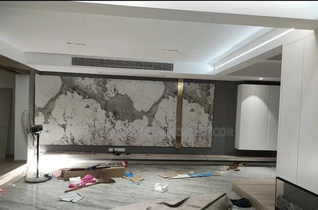 Modern Full Marble Tv Wall Panel – Sophisticated Timeless photo 2