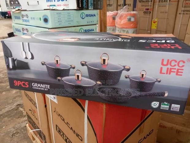 Ucc Life 9pcs Granite Cookware Set · Photo 4