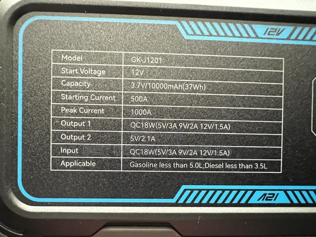 Powerful 1000a 12v Greenkeeper Jump Starter Power Bank photo 9