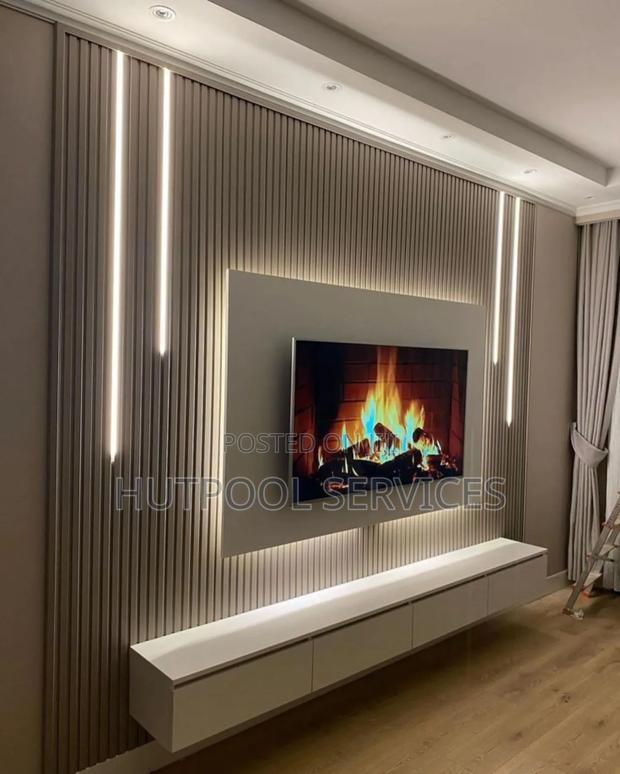 Floating Tv Console Installation · Photo 2