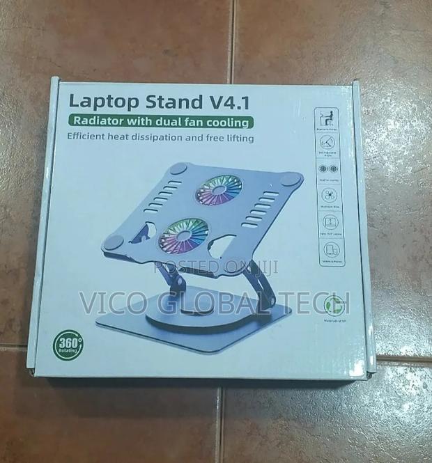 Laptop Stand With Dual Fan Cooling 360° · Photo 2