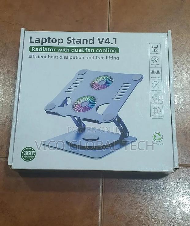 Laptop Stand With Dual Fan Cooling 360° · Photo 3