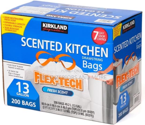 Kirkland Signature 200pcs Scented Kitchen Trash Bags · Photo 2