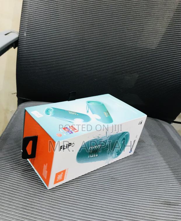 Turquoise Green JBL Flip 6 Bluetooth Speaker. · Photo 1