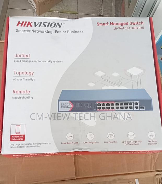 16port Hikvision Smart Managed Poe Switch · Photo 3