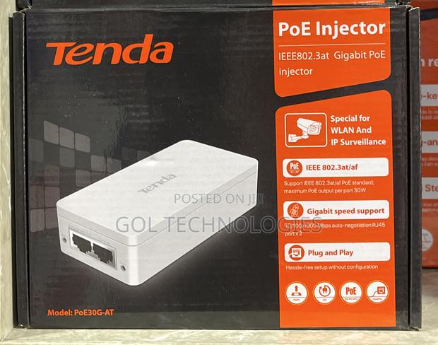 Tenda Poe Injector 52v-48v Poe30g-at Gigabit Poe Injector · Photo 4