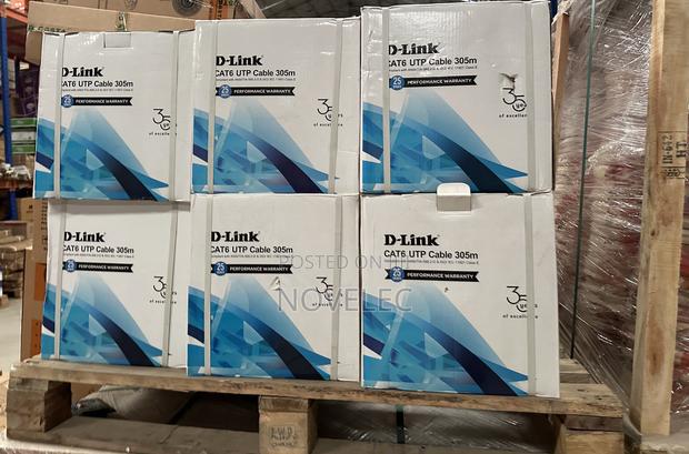 D-Link Cat6 Utp Networking Cable 305m (Grey) · Photo 2