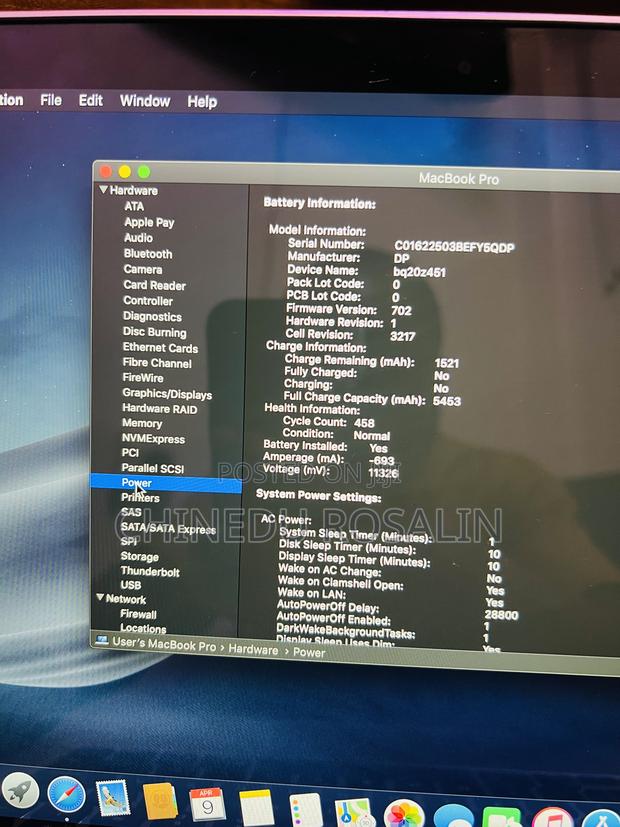 Laptop Apple MacBook Pro 2015 16GB Intel Core I5 SSD 500GB photo 2