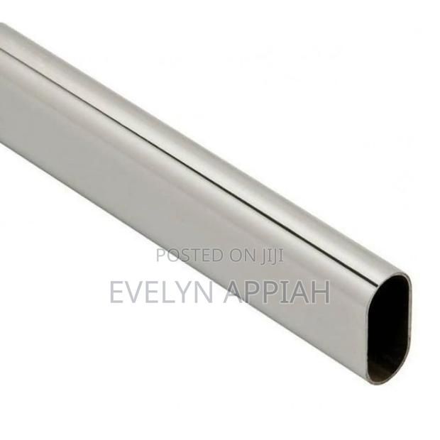 Galvanized 10ft Wardrobe Bar With Hooks photo 4