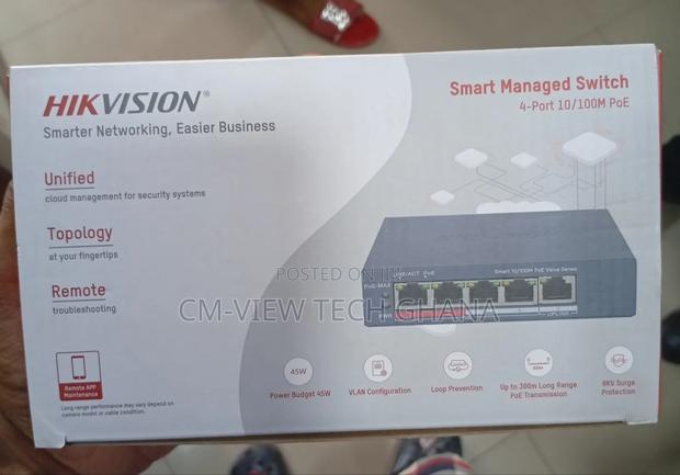 4port Hikvision Smart Managed Poe Switch · Photo 3