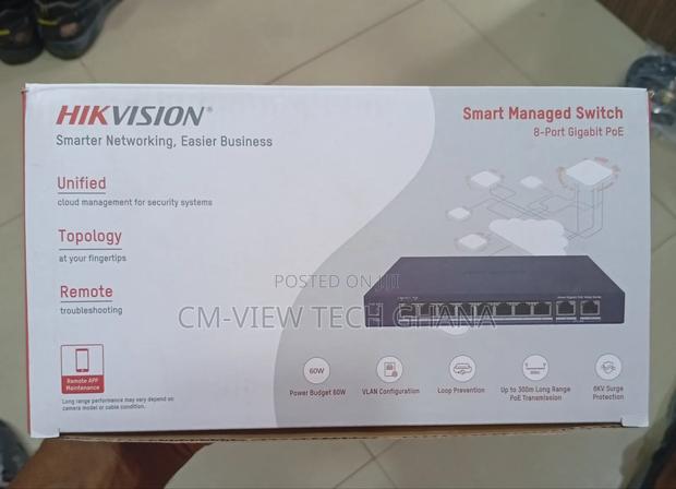 8port Hikvision Smart Managed Poe Gigabyte Switch · Photo 3