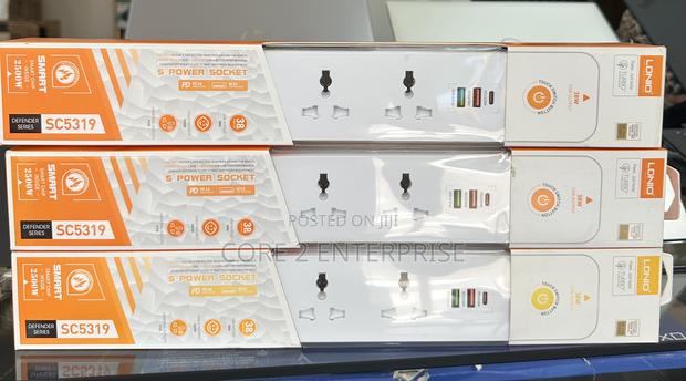 Ldnio Sc5319 Power Strip – 5 Sockets + Fast Charging Usb · Photo 3
