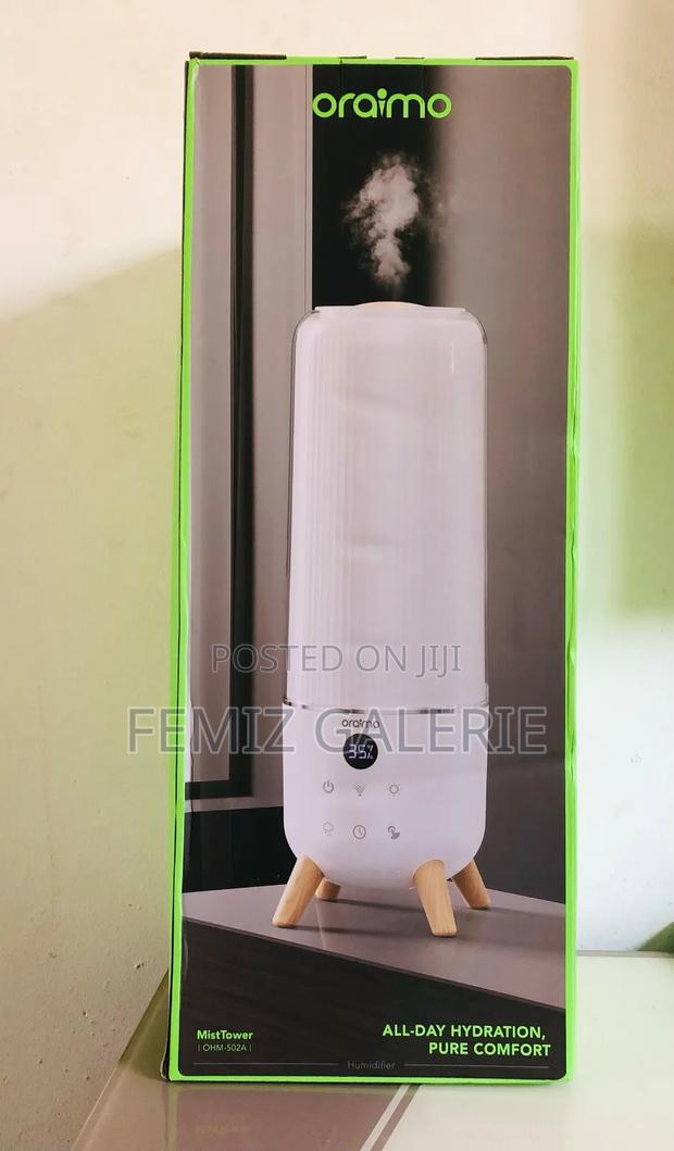 Oraimo 6l Mist Flow Max Humidifier + 2 Free Essential Oil